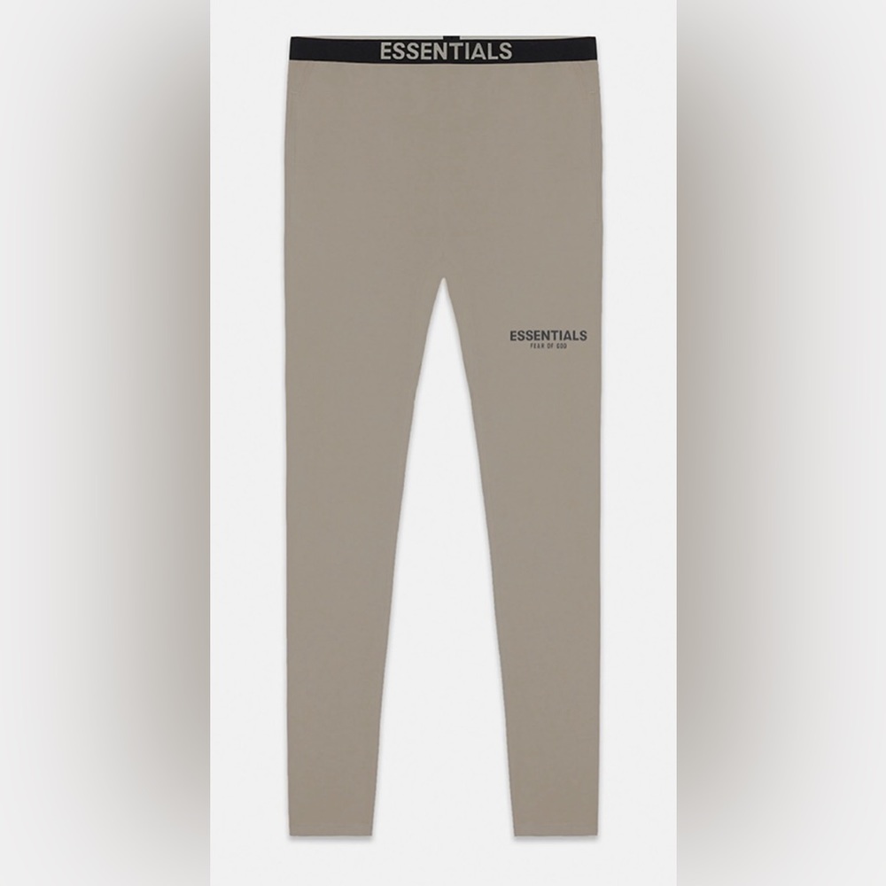 Fear of God Essentials Beige Leggings